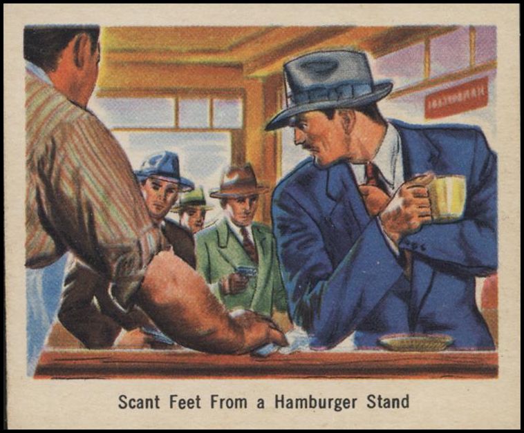 7 Scant Feet from a Hamburger Stand